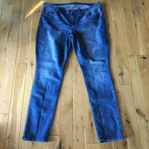 Old Navy Original High Rise Denim Jeans 18 Tall Blue